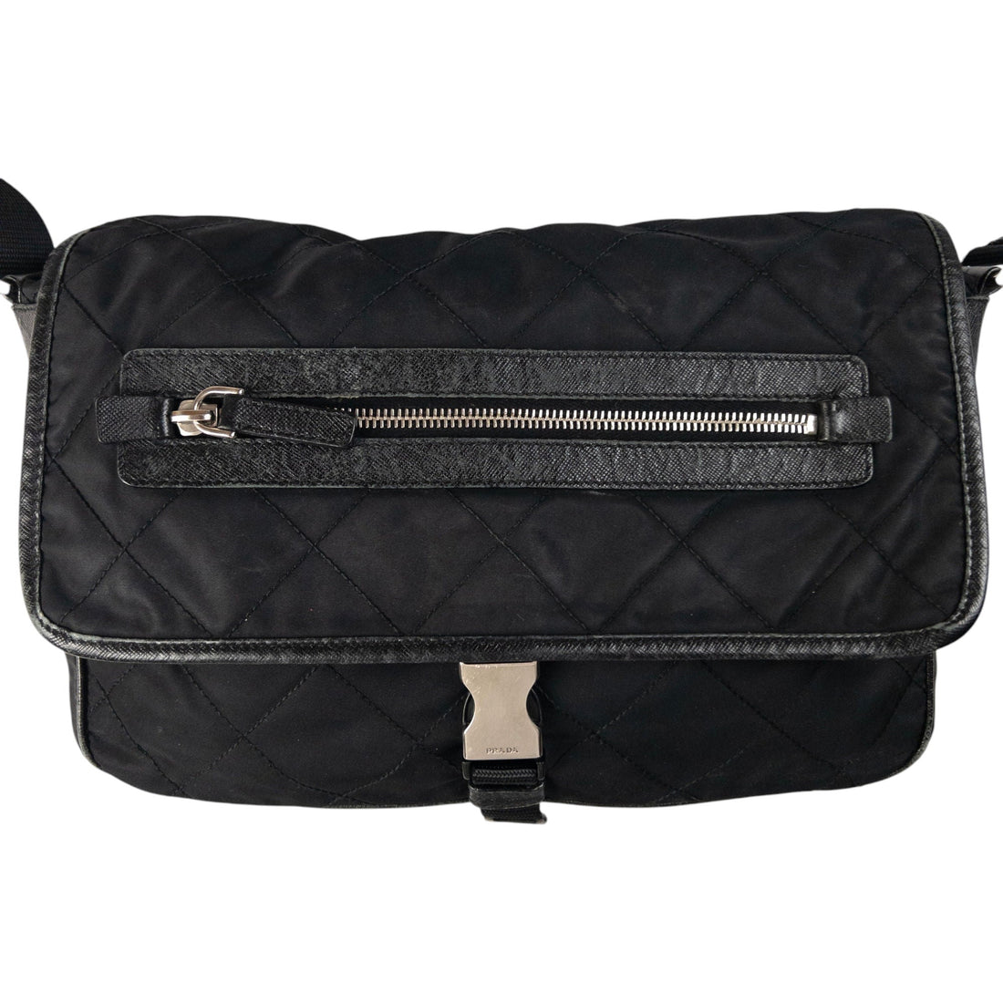 Vintage Prada Quilted Crossbody Bag
