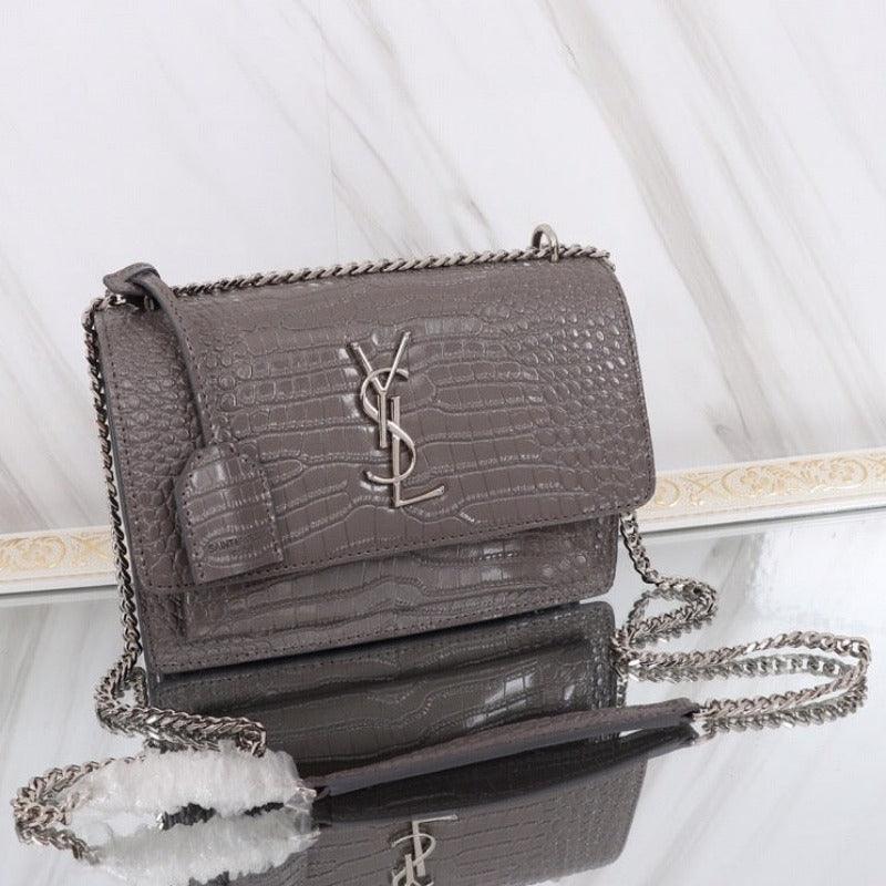 Makersluxe - Sunset Shoulder Bag Grey Croc