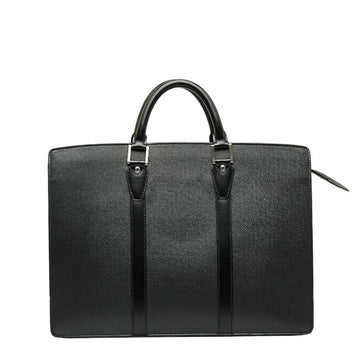 Louis Vuitton Porte Document Business Bag in Taiga Black M30052