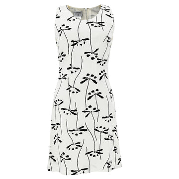 Chanel 1998 spring floral-print sleeveless dress #36