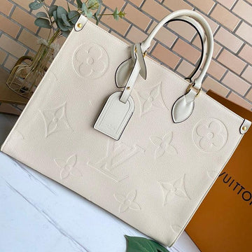 Makersluxe - Onthego Monogram Bag White