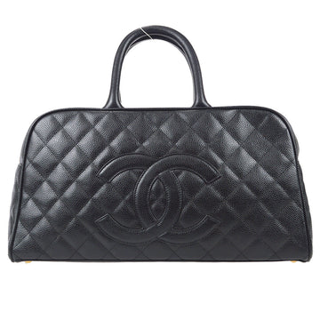Chanel Black Caviar Bowling Bag 37