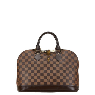Louis Vuitton Alma PM Handbag N51131 Brown PVC Leather  Louis Vuitton