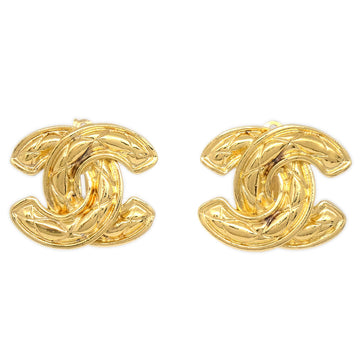 Chanel Gold CC Earrings Clip-On 2459