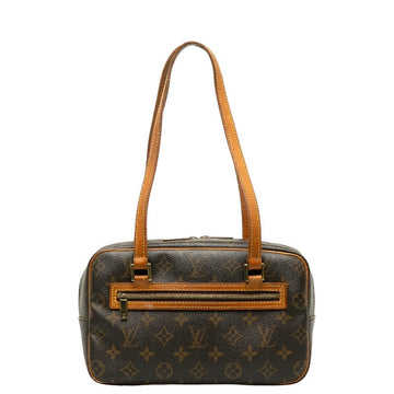 Louis Vuitton Monogram M51182 Shoulder Bag Leather Brown