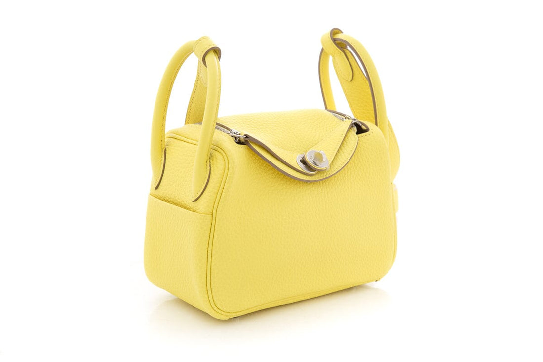 Hermès 2022 Yellow Mini (20) Lindy Handbag