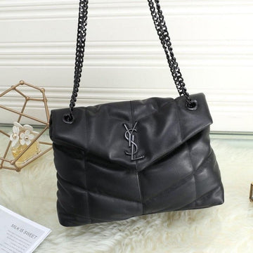 Makersluxe - Loulou Puffer Shoulder Bag Black