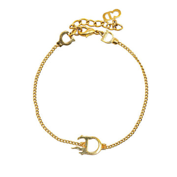 Dior D Logo Fire Pattern Bracelet G Plated  Dior