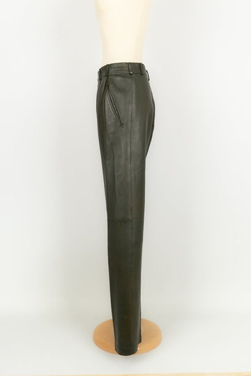 Pantalon en cuir Hermès 2009
