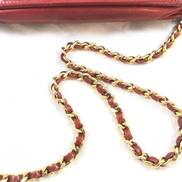 Chanel Patent Leather Wallet on a Chain