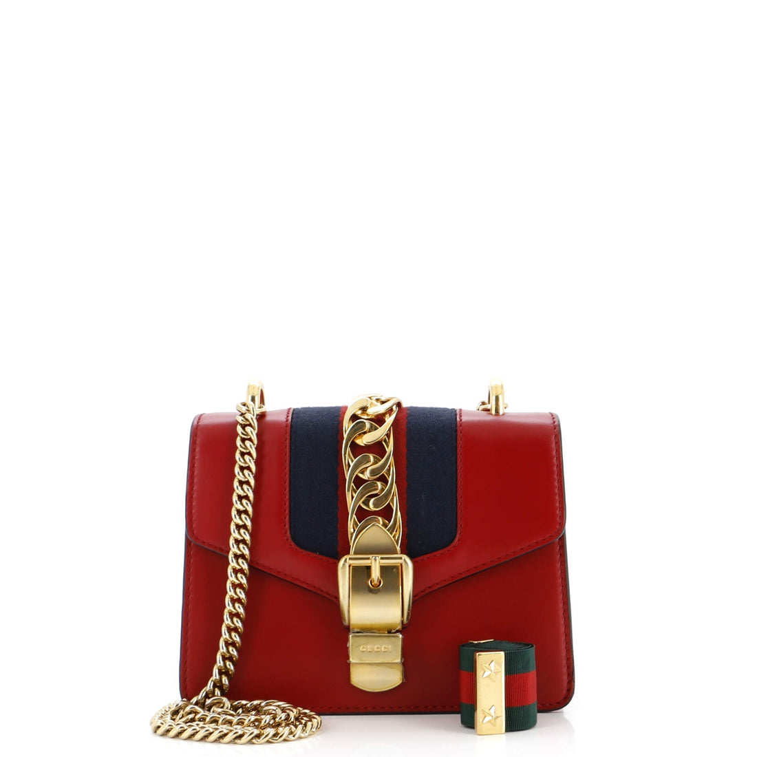 Sylvie Chain Shoulder Bag Leather Mini