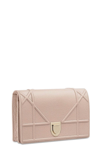 Diorama Clutch Powder Pink with Chain