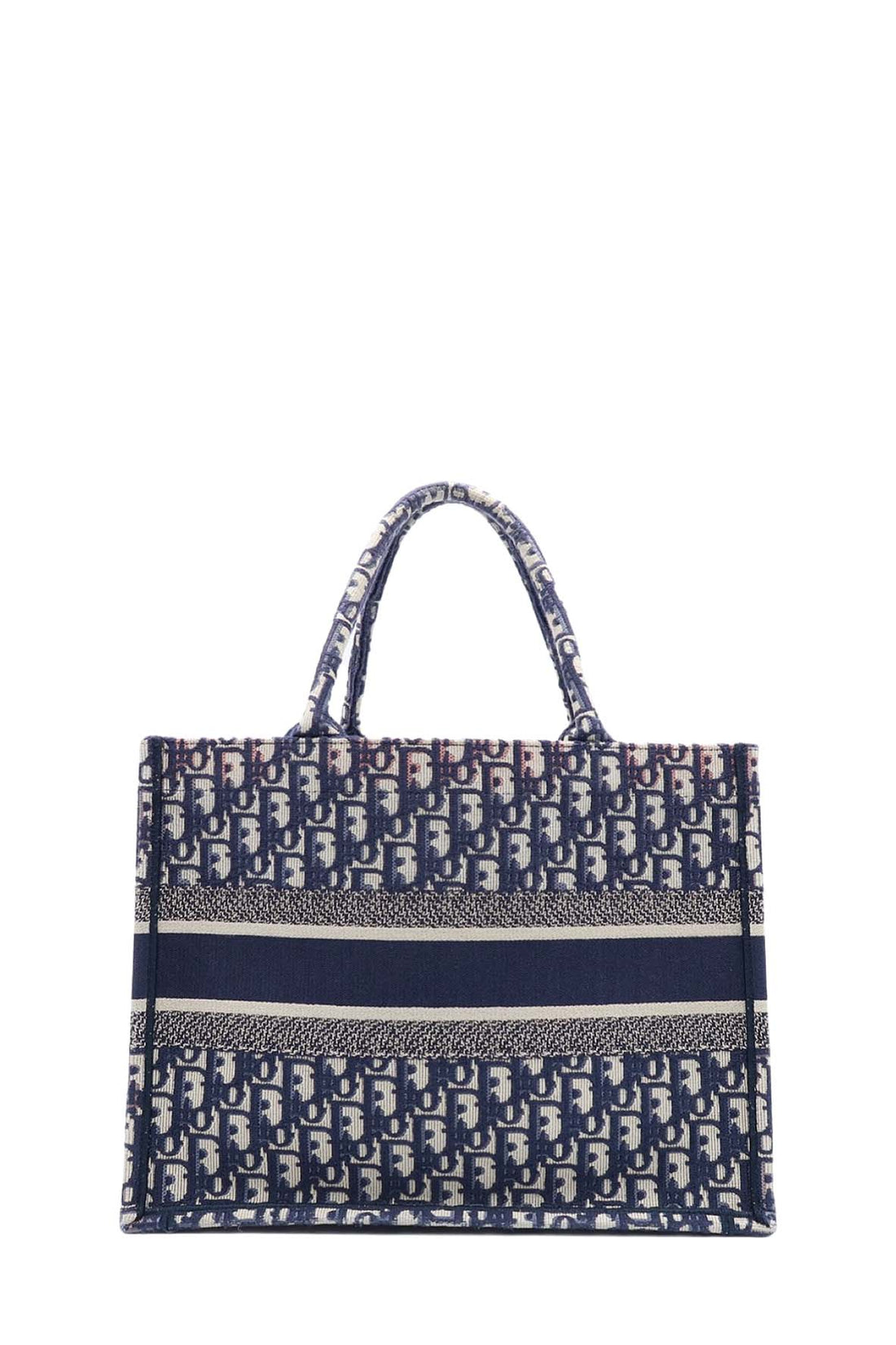 Medium Oblique Book Tote Navy