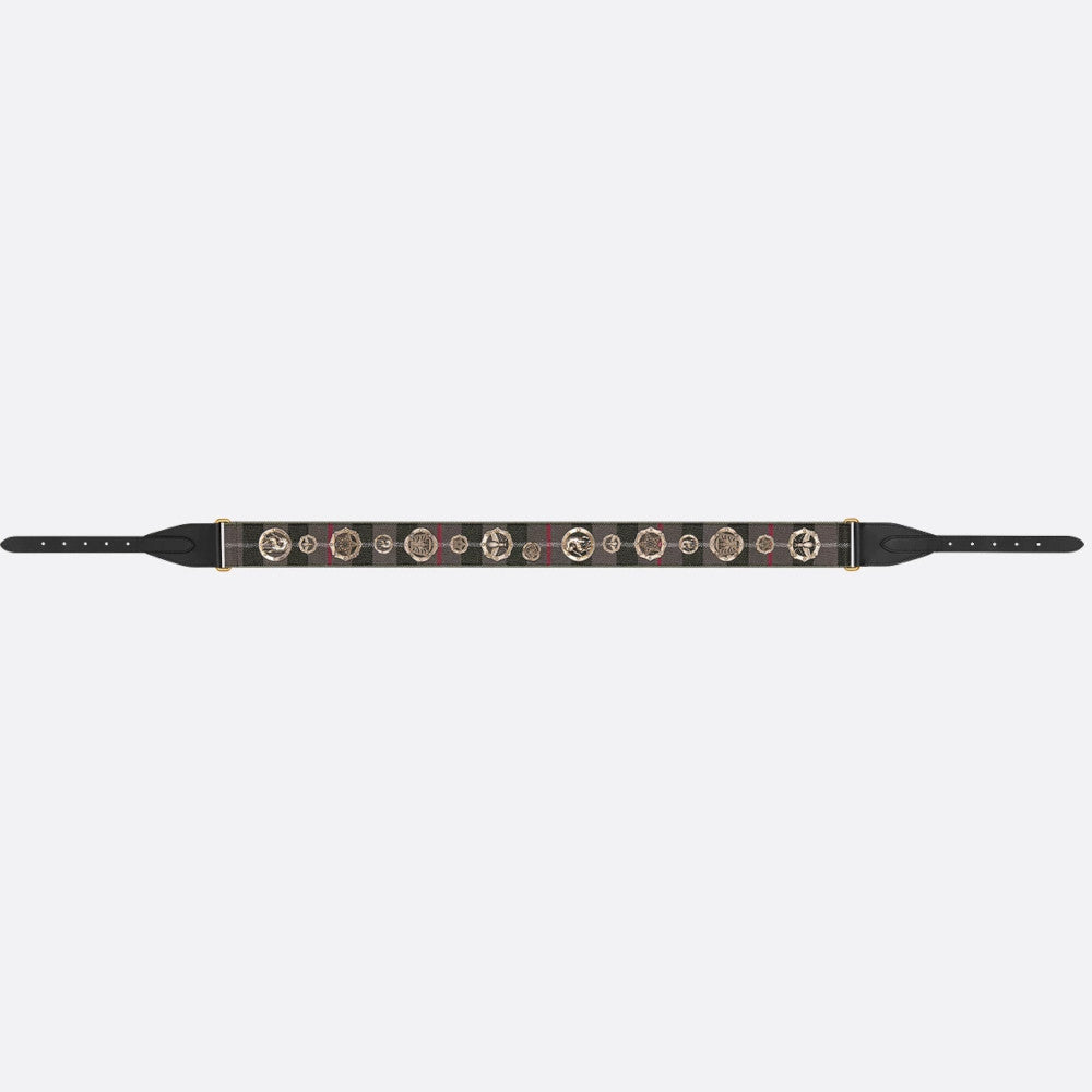 Adjustable strap with pin buckle