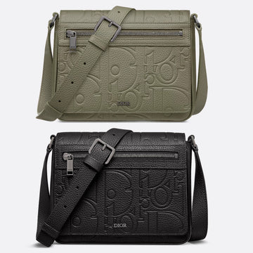 Messenger bag with flap