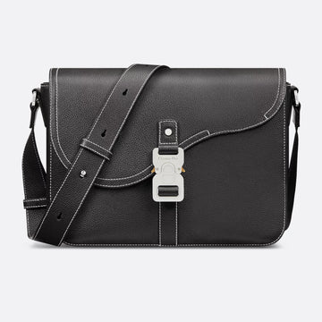 Saddle Messenger Bag with Flap
