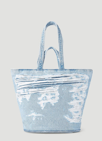 Diesel Women Off Tyger Shopper Tote Bag