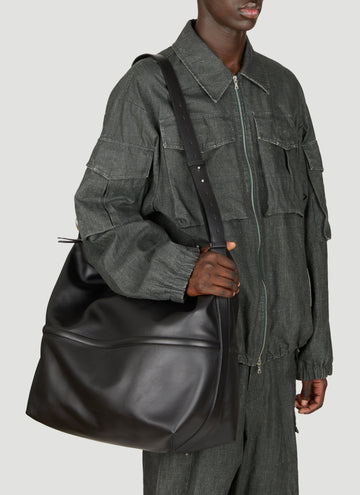 Dries Van Noten Men Leather Crossbody Bag