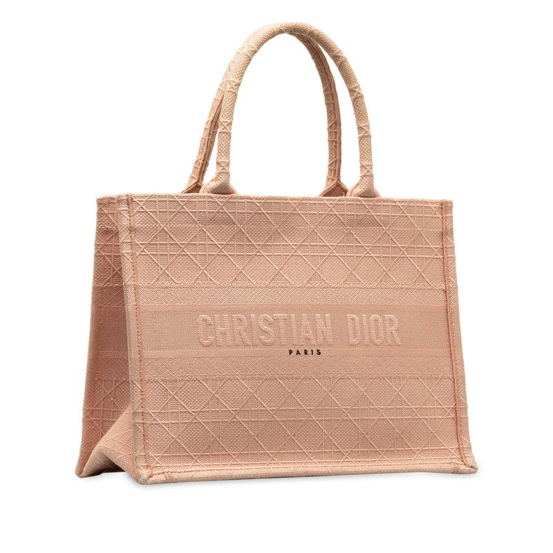 Dior Canary Book Tote Medium Handbag  Handbag Pink Canvas  Dior