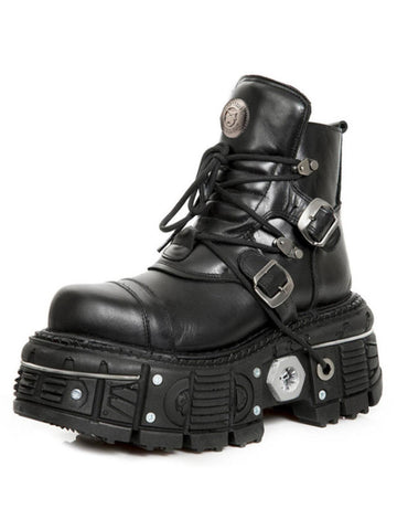 Makersluxe Retro Punk Style Martin Boots - 2198