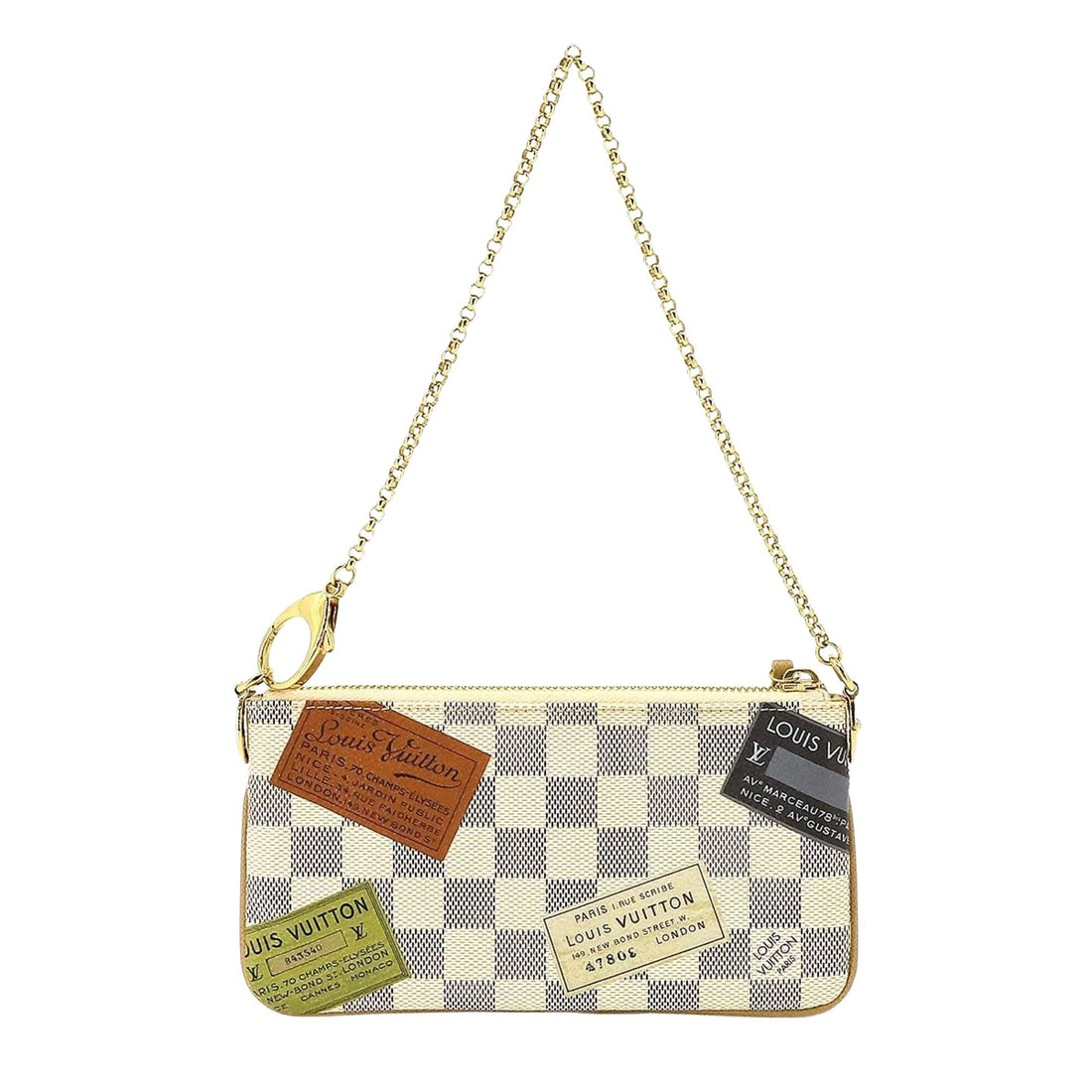 Louis Vuitton Pochette Accessoire  Canvas Clutch Bag ()