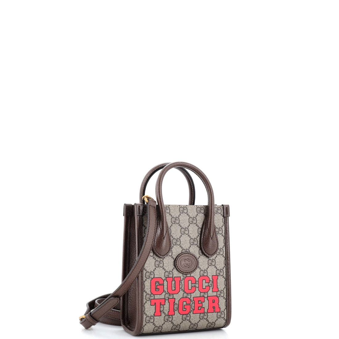Interlocking G Patch Tote Printed GG Coated Canvas Mini