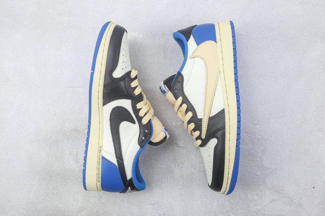 Custom Fragment x Travis Scott x Air Jordan 1 Low DM7866 140