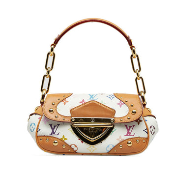 Louis Vuitton Multicolor Marilyn Shoulder Bag M40127 Bronze White PVC Leather  Louis Vuitton