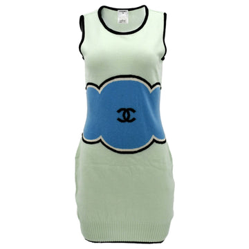 Chanel Cruise 2009 Sleeveless Dress Light Green 09C #40