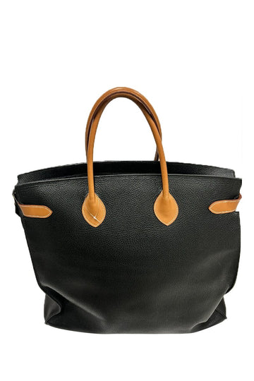 Hermès Noir / Gold Airport Ardennes  Handbag
