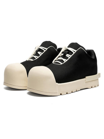 Makersluxe Low Top Canvas Platform Sneakers
