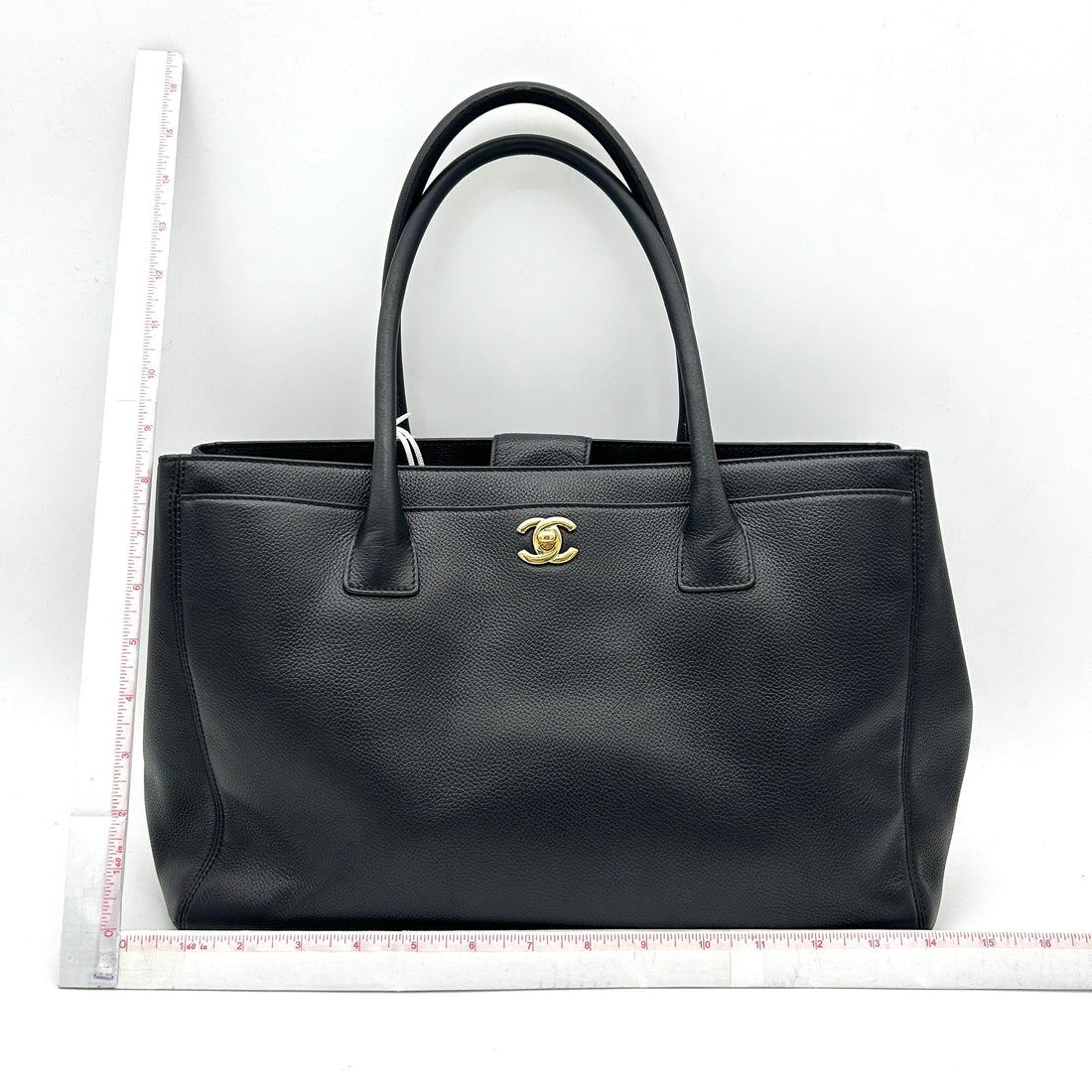 Chanel Medium Executive Cerf Tote Bag - Black Totes, Handbags LA30415