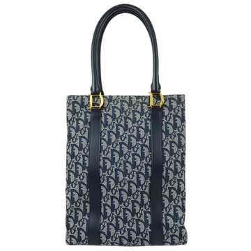 Christian Dior 2003 Navy Trotter Tote Handbag