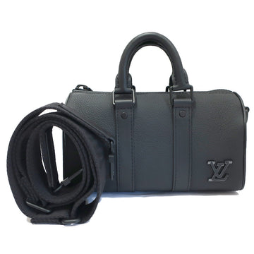 Louis Vuitton Keepall XS Aerogram M80950 2w Shoulder Bag Black Black Black G   Box  Bag