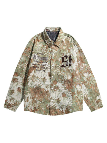 Makersluxe High Street Jacquard Embroidery Design Jacket