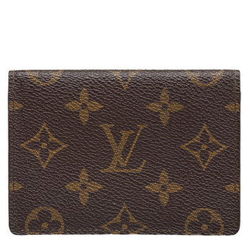 Louis Vuitton Monogram Port 2 Cult Vertical Passcase M60533 Brown PVC Leather  Louis Vuitton