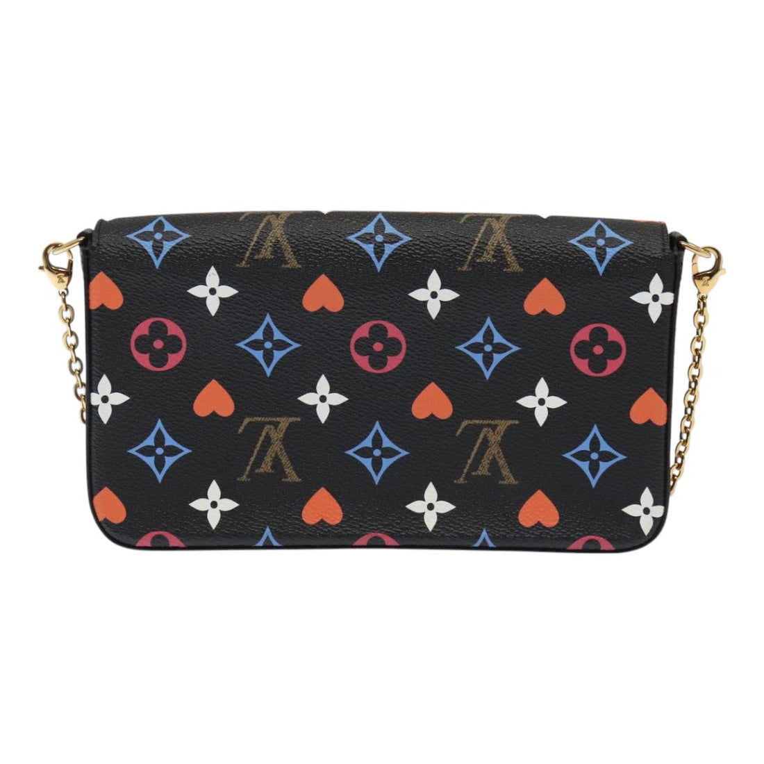 Louis Vuitton Felicie  Canvas Clutch Bag ()