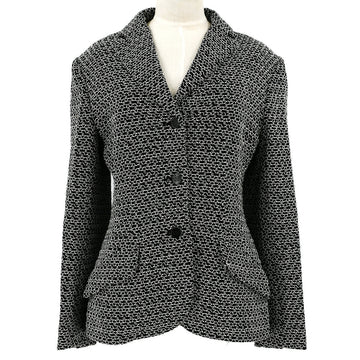 Chanel 1998 Spring single-breasted tweed blazer #40