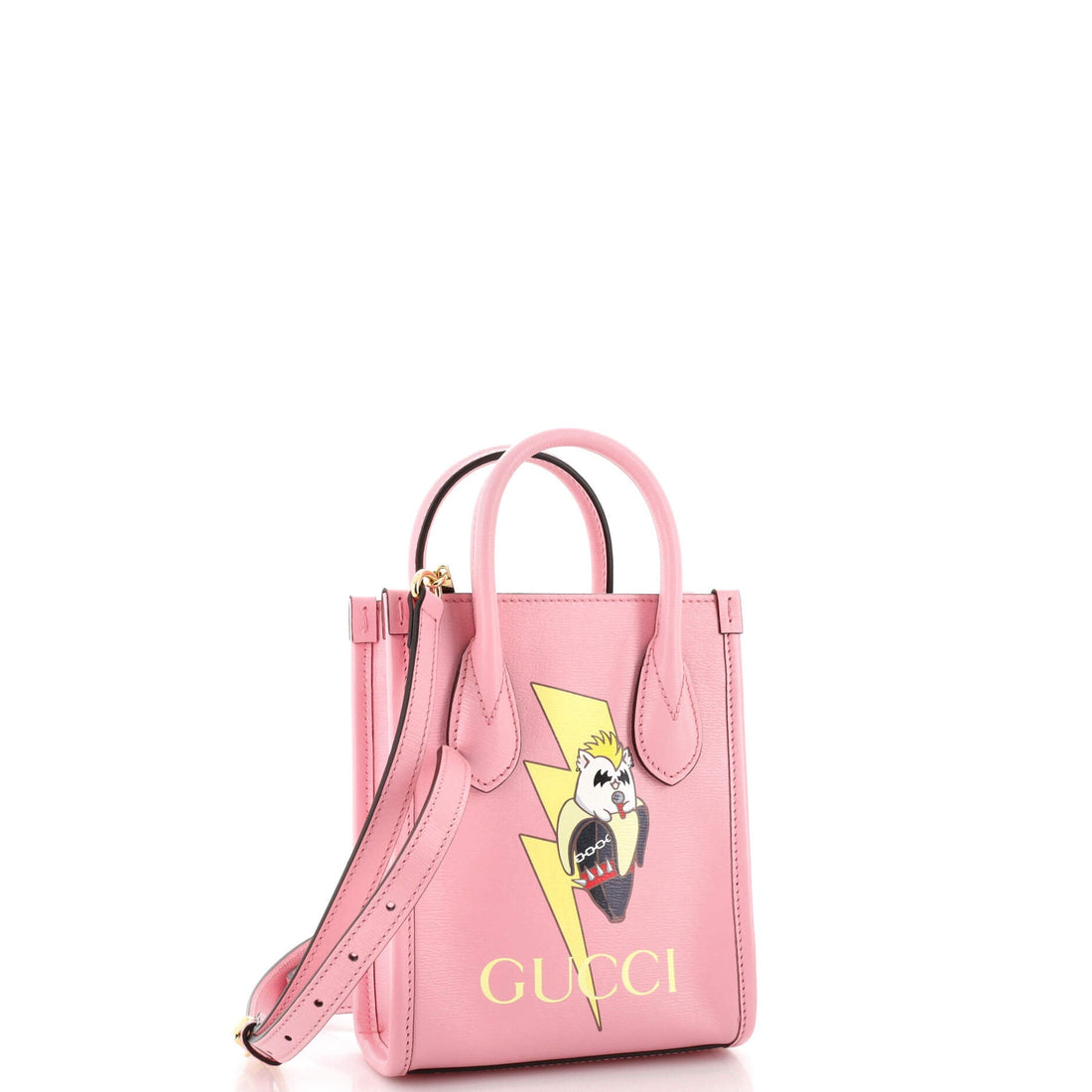 Vertical Tote Bananya Printed Leather Mini
