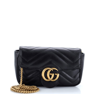 GG Marmont Flap Bag Matelasse Leather Super Mini