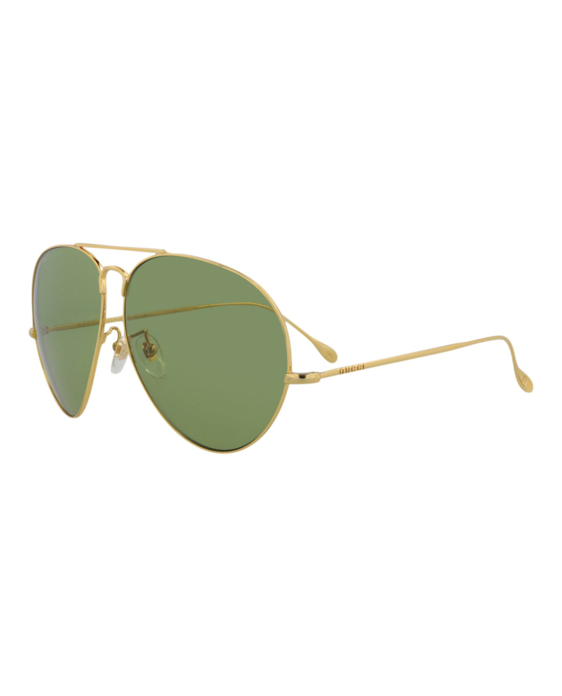 Aviator-Frame Metal Sunglasses