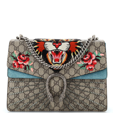Dionysus Bag Embellished GG Coated Canvas Medium