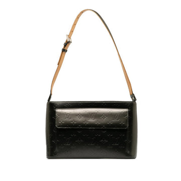 Louis Vuitton Monogram Mat Arston Handbag M55122 Noir Black Leather Lady Louis Vuitton