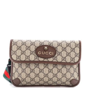 Neo Vintage Flap Belt Bag GG Coated Canvas