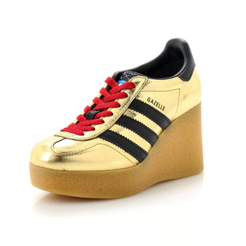 x Adidas Women's Gazelle Wedge Sneakers Leather with Rubber