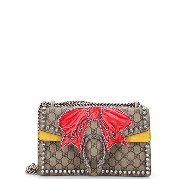 Dionysus Bag Crystal Embellished GG Coated Canvas Small