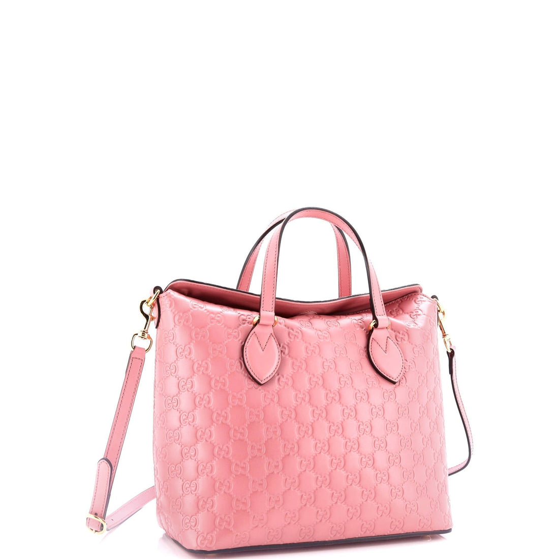 Signature Fold Over Tote Guccissima Leather Medium
