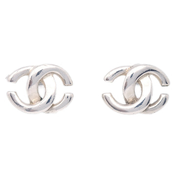 Chanel Piercing Earrings Silver 01P