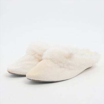 Christian Dior Fabric Sandal M  White Dove
