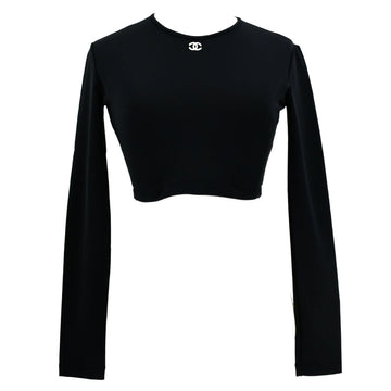 Chanel 1995 spring CC-embroidered crop top #40